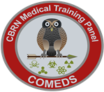 CBRN Medical Training Panel COMEDS Logo
